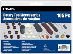 Rotary tool accessory kit 105 pc