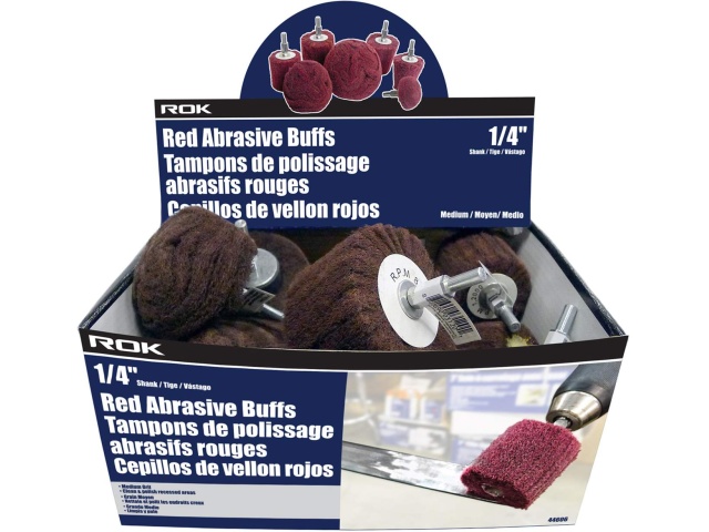 Abrasive buff maroon med 14 pc - sold individually