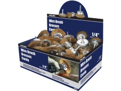 Wire wheel brush set 36 pc - sold individually