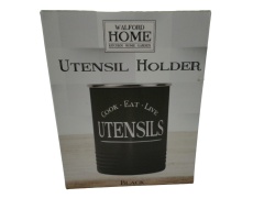 Utensil Holder Black Walford Home