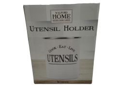 Utensil Holder White Walford Home