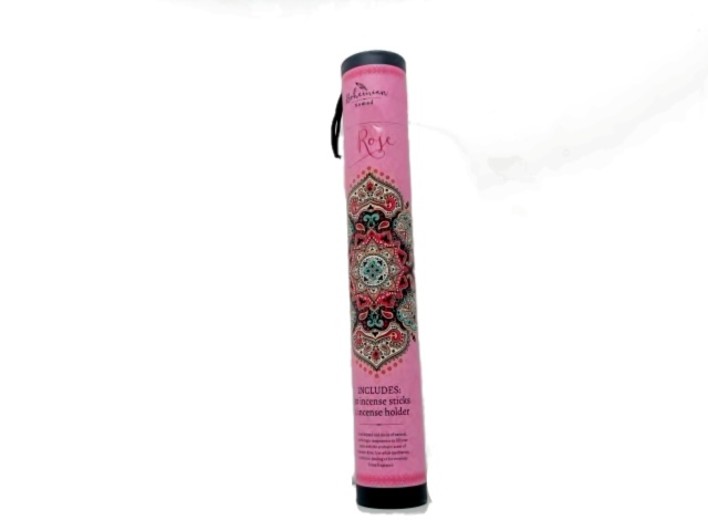 Incense Sticks 30pk. & Holder Rose