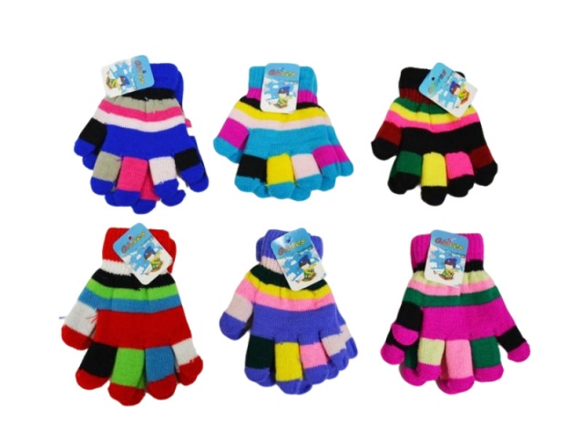 KIDS MULTICOLORED GLOVES ASST\'D