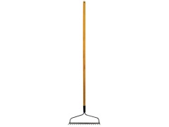 Bow Rake 14T Wood 48in Handle