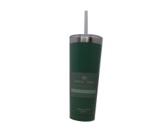 Hydration Tumbler 25oz. Green Vacuum Insulated Stainless Steel Phantom Chef