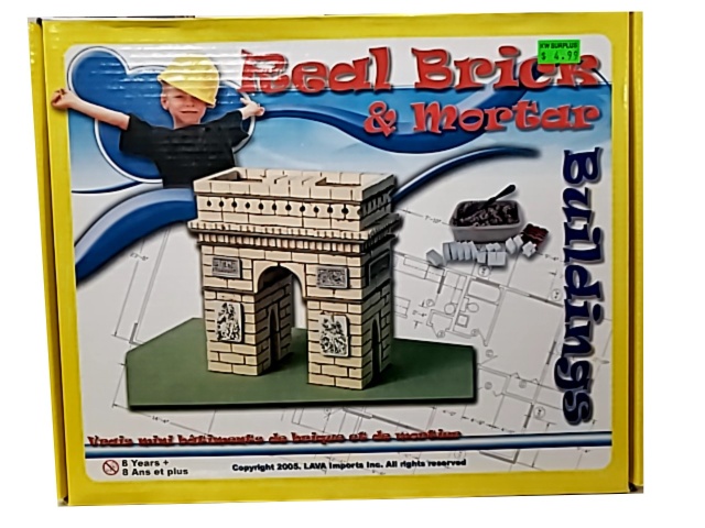 Building Mini Arc De Triomphe Real Brick & Mortar