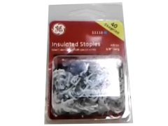 Staples Insulated 5/8 White 40pk. G.E.