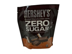 Hershey's Zero Sugar Caramel Filled Chocolate Candy 144g.