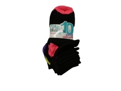 Socks Ladies Chatties Quarters 10pk. Assorted