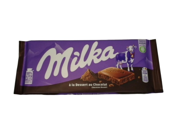 Milka Chocolate Bar A La Dessert Au Chocolat 100g.