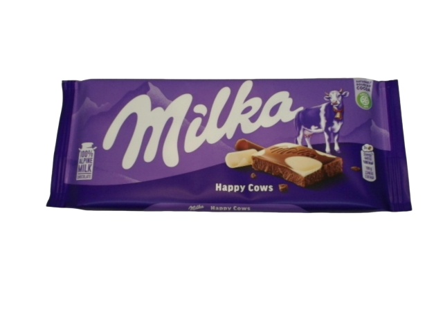 Milka Chocolate Bar Happy Cows 100g.