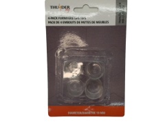 Furniture Leg Tips 19mm 4pk.