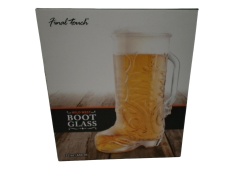 Wild West Boot Glass 22oz. Final Touch