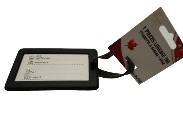 Luggage Tag Plaid Canada