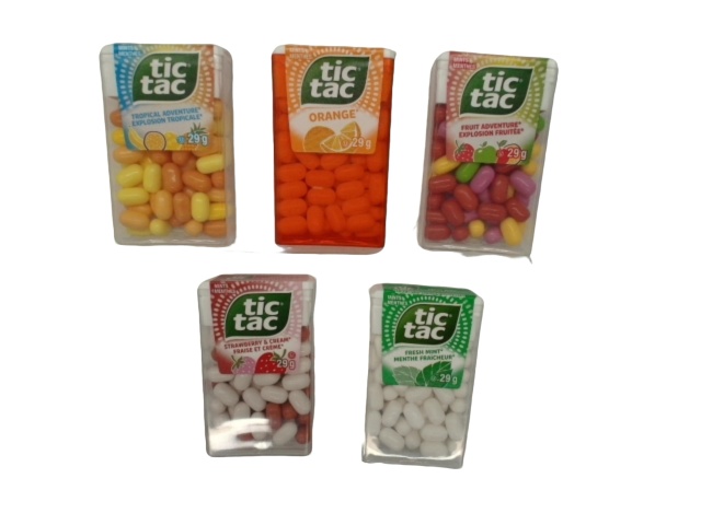 Tic Tac Mints 29g. Assorted Flavours