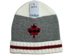 Winter hats Canada white