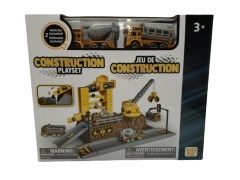 Construction Playset w/2 Vehicles Kids 'n Play