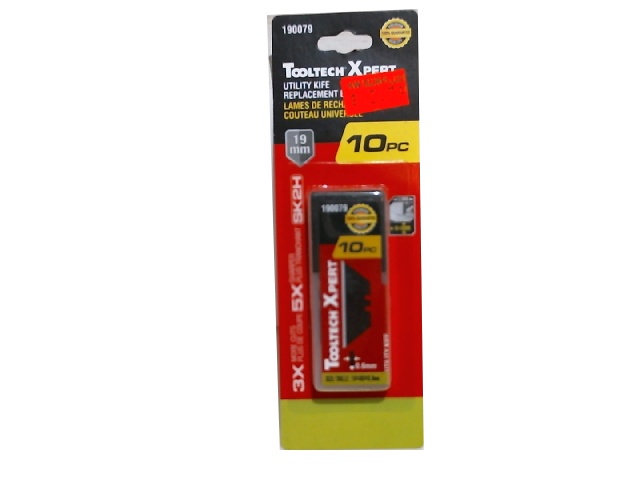 Blades 10 pc utility knife replacements 60x0.6x19mm