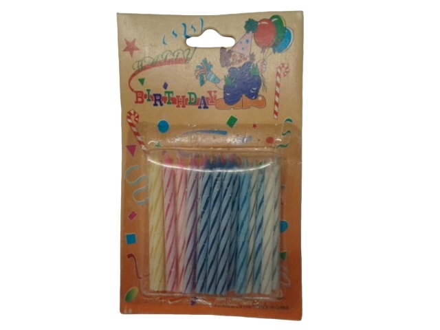 Birthday Candles 24pk. 2 Ass\'t Colours\