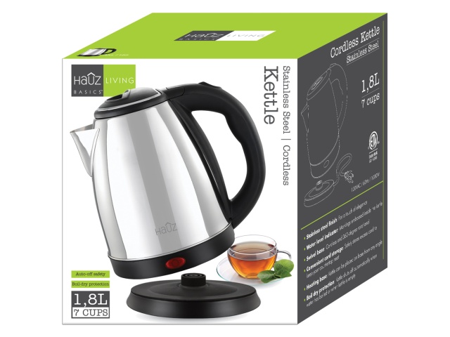 Kettle Stainless Steel 1.8L Hauz Living