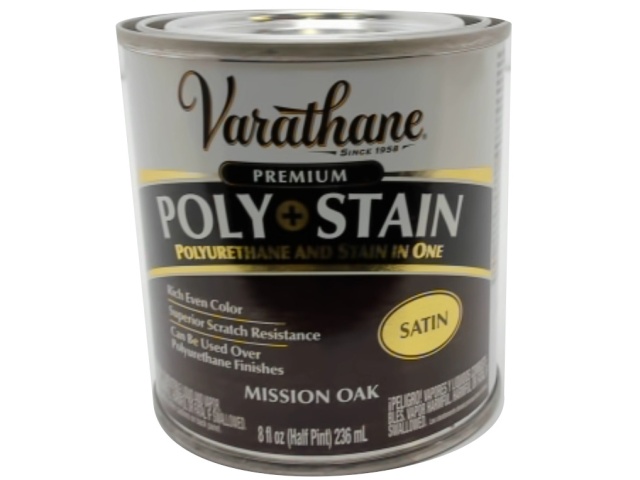 Poly + Stain Satin Mission Oak 236mL Varathane