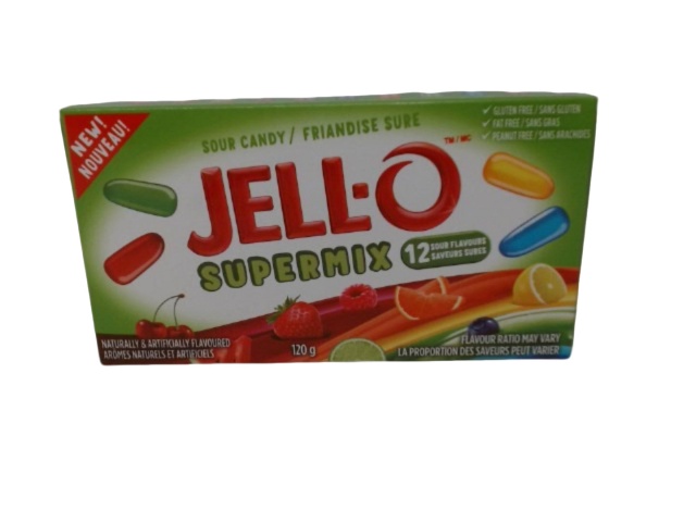 Jell-o Sour Candy Supermix 120g.