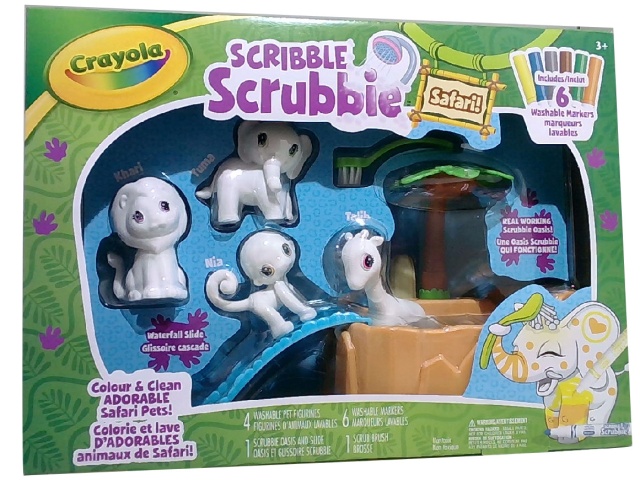 Scribble Scrubbie Playset Safari Crayola (ENDCAP)