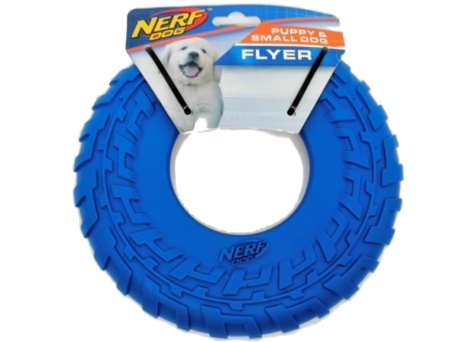 Dog Toy 8 Flyer Blue Puppy & Small Dog Nerf\