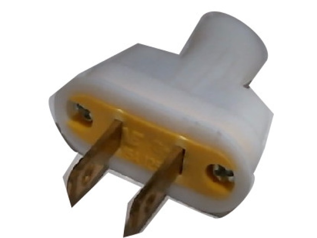 Plug MALE Black Or White 18308 2 Wire