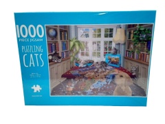 Jigsaw Puzzle 1000pc. Puzzling Cats