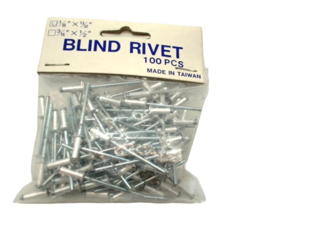 Blind Rivets Pack 1/8 X 13/32\