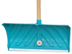 Snow Shovel Pusher 21 w/Metal Edge