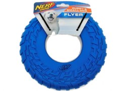 Dog Toy 8 Flyer Blue Puppy & Small Dog Nerf