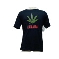 T-Shirt Black Medium Team Canada