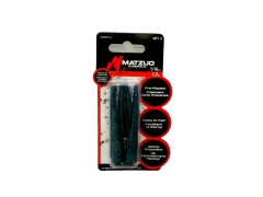 Ned Style Rig 1/16oz. Black/Blue Matzuo 5pk.